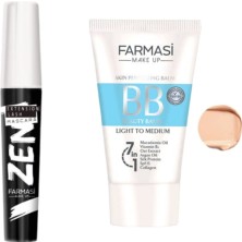 Farmasi Bb Krem Açıktan Ortaya 02 50 ml ve Zen Maskara 8 ml (Yeni Tarihli)