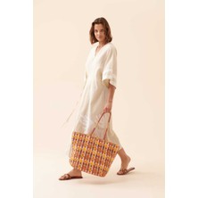 ROMAN Renkli Örme Kadın Çanta Standart Renk Y2281302_089