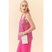 ROMAN Parlak Rugan Telefon Kılıfı Beyaz Y2381311_002