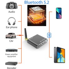 Keepro Bluetooth Çok Fonksiyonlu Ses Alıcısı Hıfı Kayıpsız Müzik USB Aux Rca