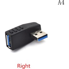 Scentu USB 3.0 Erkek - Dişi Açılı Adaptör L Şekilli Uzatma Konnektörü Karşılaşması (Yurt Dışından)