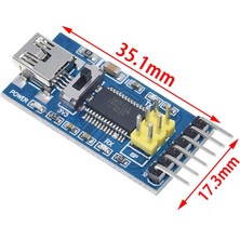 Scentu Yüksek Kaliteli FT232RL Ftdı USB 3.3 V 5.5 V Ttl Seri Adaptör Modülü Arduino Için FT232 Pro Mini USB Ttl 232 (Yurt Dışından)