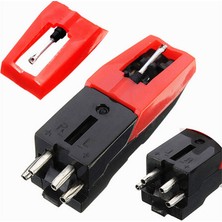 Scentu Lp Plak Çalar Fono Seramik Kartuş Için 3x Pikap Elmas Stylus Iğnesi (Yurt Dışından)