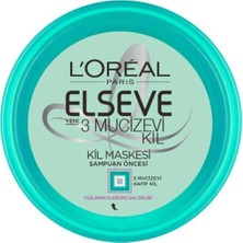Elseve 3600523319862 Mucizevi Kil Maskesi Hafif Kil ile Saç Bakımında Etkili Çözüm