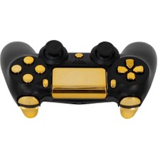 Scentu Quanbu Ps4 Denetleyici Dualshock 4 Için 2x Yay Seti ile Yedek Onarım Düğmeleri (Altın) (Yurt Dışından)