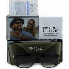 Toms Teddy Polarize/uv Güneş Gözlüğü Kemik Erkek Güneş Gözlükleri TT6021C404P