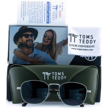 Toms Teddy Polarize/uv Metal Güneş Gözlüğü Mat Gümüş TT1021C101M