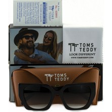 Toms Teddy Polarize/uv Güneş Gözlüğü Kemik Kadın Güneş Gözlükleri TT6023C101P