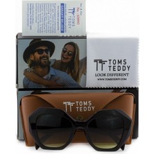 Toms Teddy Polarize/uv Güneş Gözlüğü Kemik Kadın Güneş Gözlükleri TT6022C202P