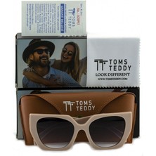 Toms Teddy Polarize/uv Güneş Gözlüğü Kemik Kadın Güneş Gözlükleri TT6023C204P