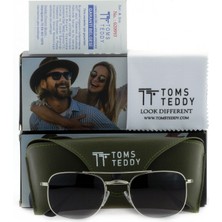 Toms Teddy Polarize/uv Güneş Gözlüğü Metal Erkek Güneş Gözlükleri