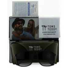 Toms Teddy Polarize/uv Güneş Gözlüğü Kemik Erkek Güneş Gözlükleri TT6021C101M