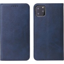 Manyi Mall Iphone 11 Için Kılıf Pro Kart Ekleme Manyetik Karbon Fiber Deri Folio (Yurt Dışından)