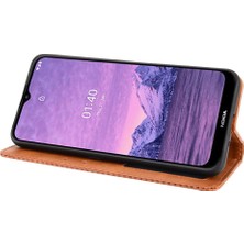 Manyi Mall Nokia 1.4 Pu Deri Cüzdan Manyetik Kapatma Için Kılıf (Yurt Dışından)