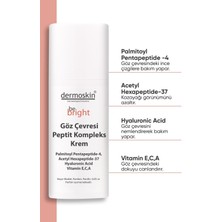 Dermoskin Be Bright Göz Çevresi Peptit Kompleks Krem 15 ml