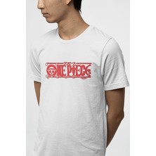 Populus One Piece Red Logo Tişört