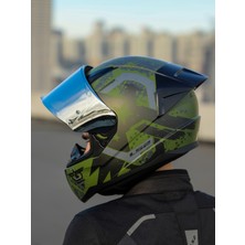 Ls2 Rapıd 2 Race Thunder Bırds Mat Yeşil-Siyah-Gri Kask