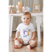 Lilabio 1 Yaş Doğum Günü Bebek Body