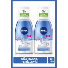 Nivea Make Up Expert Çift Fazlı Göz Makyaj Temizleyici 125 ml X2 Adet,etkili Makyaj Temizleme