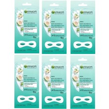 Garnier Göz Altı Torbalarına Karşı Kağıt Göz Maskesi Hindistan Cevizi Suyu 6'lıı Set 3600542154796