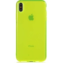 BLS Store iPhone Xs Max 6.5 - Uyumlu Bls Store Mun Silikon-Sarı