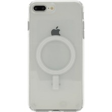 BLS Store iPhone 7 Plus - Uyumlu Şeffaf Sert Pc Bls Store Embos Kapak-Renksiz