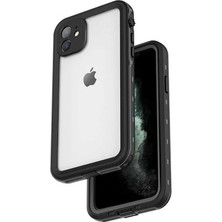 BLS Store iPhone 12 Mini - Uyumlu 1-1 Su Geçirmez Kılıf-Siyah