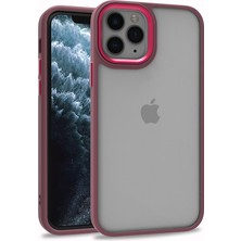 BLS Store iPhone 11 Pro - Uyumlu Bls Store Flora Kapak-Kırmızı