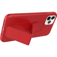 BLS Store iPhone 11 Pro - Uyumlu Bls Store Qstand Kapak-Koyu Yeşil