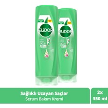 Elidor Superblend Serum Bakım Kremi Sağlıklı Uzayan Saçlar Biotin Argan Yağı Keratin 350 ml X2