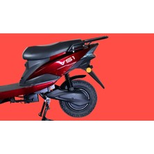 Volta Vs1 Elektrikli Moped 5 Akülü Kırmızı