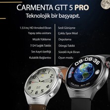 Carmenta Gtt 5 Pro 120 Hz Amoled Ekranlı Arama Yapan Akıllı Saat 2024-EKG,SPOR Takibi,ıos-Android Akıllı Saat