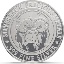 AgaKulche Gorilla 1 Ons Coin 999 Gümüş