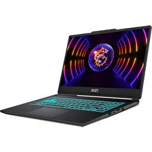 MSI CYBORG 15 A12VF-675XTR Intel Core i7 12650H 16GB 512GB SSD RTX4060 Freedos 15.6" FHD 144Hz Taşınabilir Bilgisayar