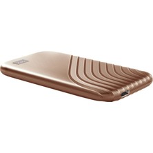 WD My Passport PC&Mac 500GB 2.5" 1050MB-1000MB/s USB-C 3.2 Taşınabilir SSD Gold - WDBAGF5000AGD-WESN