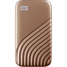 WD My Passport PC&Mac 500GB 2.5" 1050MB-1000MB/s USB-C 3.2 Taşınabilir SSD Gold - WDBAGF5000AGD-WESN