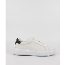 Calvin Klein Logolu Deri Sneaker Ayakkabı HM0HM010160K9 Erkek Ayakkabı HM0HM01016 0K9