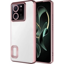 Musal Xiaomi 13T Kılıf Köşeleri Renkli Şeffaf Kamera Korumalı Silikon Luxury Kapak