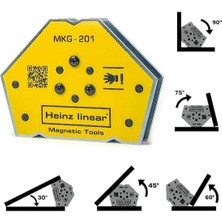 Heinz Linear Manyetik Kaynak Gönyesi 5 Açılı MKG-201
