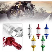 Pengfushop5 Mavi Stil 8mm C Gaz Fuel Oil Filtreleri Yakıt Filtresi Motosiklet Aksesuarları Atv Dirt Pit Bike Otomobil Motoru Filtro Dos Sonhos Aceit (Yurt Dışından)