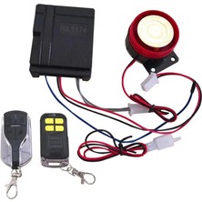 Pengfushop5 12V Evrensel Motosiklet Araba Güvenlik Alarm Sistemi 125DB Hırsız Alarmı Ultra Küçük Çift Uzaktan Kumanda Hırsızlığa Karşı Cihaz (Yurt Dışından)