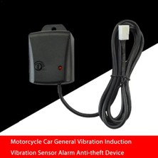 Pengfushop5 Motosiklet Araba Genel Titreşim Endüksiyon Sensörü Alarma Moto Hırsızlığa Karşı Cihaz Anahtarsız Sistem Otomatik Uzaktan Kumandalı Merkezi Kit Kilitleme (Yurt Dışından)