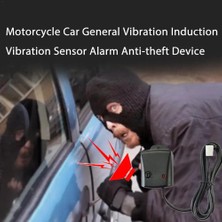 Pengfushop5 Motosiklet Araba Genel Titreşim Endüksiyon Sensörü Alarma Moto Hırsızlığa Karşı Cihaz Anahtarsız Sistem Otomatik Uzaktan Kumandalı Merkezi Kit Kilitleme (Yurt Dışından)