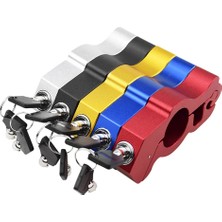 Pengfushop5 Gümüş Tarzı Ayarlanabilir Motosiklet Gidon Kilidi Alüminyum Güvenlik Kilitleri Koruma Motosiklet Aksesuarları Için Handbar Fren Hırsızlığa Karşı Kilit (Yurt Dışından)