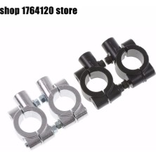 Pengfushop5 Siyah 8 mm 22 mm Stil Motosiklet Gidon Ayna Montaj Kelepçesi Dikiz Aynası Tutucu Braketi (Yurt Dışından)