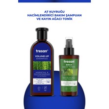 Tresan At Kuyruğu Hacimlendirici Bakım Şampuanı 300 ml + Tresan Kayın Ağacı Özlü ve Canlandırıcı Saç Toniği 125 ml