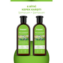 Tresan 6 Bitki Kepek Karşıtı Bakım Şampuanı 300 ml X 2 Adet