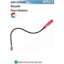 Nt Tools Işıklı ve Esnek Manyetik Parça Yakalama 5 Lb. NTPU13