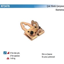 Nt Tools 5 Ton Kapasiteli Çok Yönlü Çerçeve Kavrama Kurt Ağzı NT3476