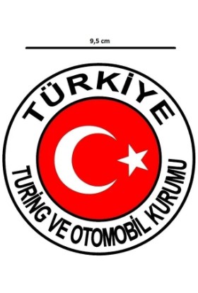 Arabul Etiketçilere Özel Sticker Türkiye Turing ve Otomobil Kurumu Sticker - Otomobil Kurumu Sticker